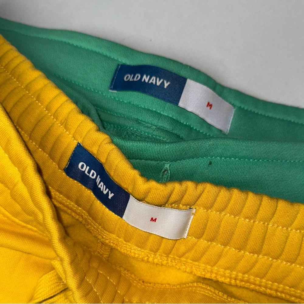 Old Navy Yellow and Green Jogger Pants - Picture 7 of 8